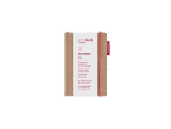 SenseBook RED RUBBER – 9x14cm – Ruter