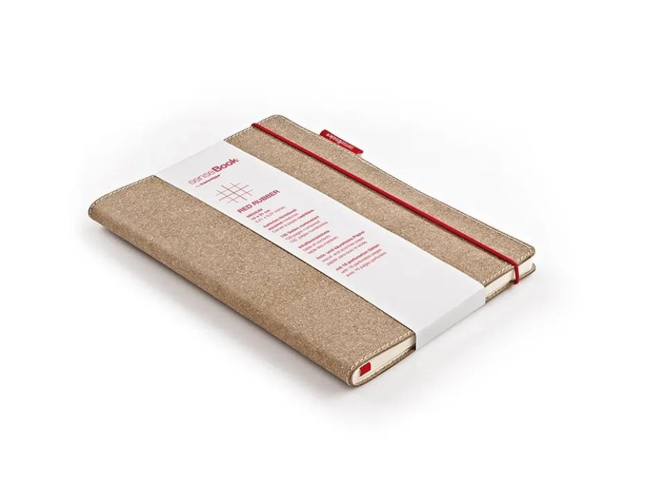 SenseBook RED RUBBER – 14x21cm – Ruter