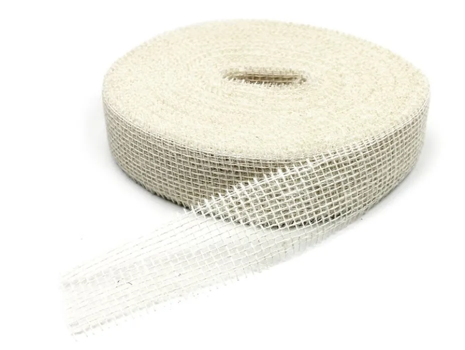 Sizo Jute Sizoband 5cm x 40m – 0120 Hvit/krem