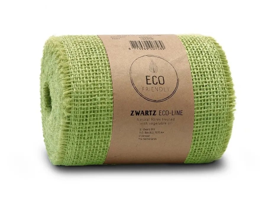 Sizo Jute Sizoband 15cm x 10m – 6250 Yellow green / Gulgrønn