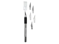 Skalpellkniv Softgrip m/ 5 ekstra blad