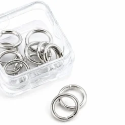 Øsken – 10mm 12stk – Sølvfarget