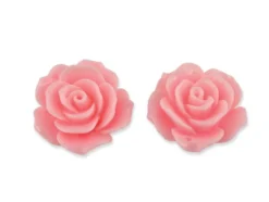 Smykkeanheng Rose 25mm – Rosa – 2stk