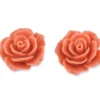 Smykkeanheng Rose 25mm – Vintage rosa – 2stk