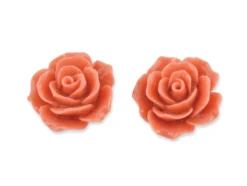 Smykkeanheng Rose 25mm – Vintage rosa – 2stk