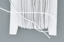 Smykkestrikk – 1mm x 25m – Hvit