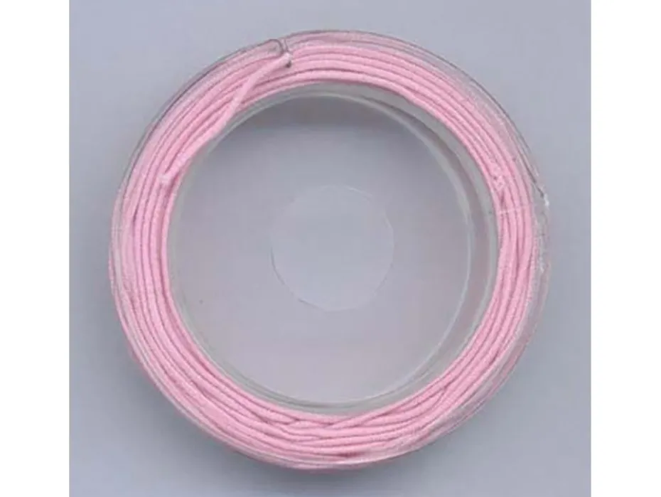 Smykkestrikk – 1mm x 5m – Rosa