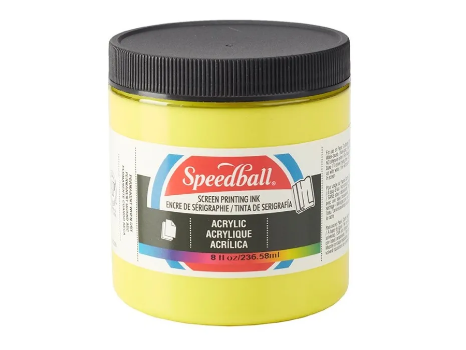 Speedball Acryl Screen Ink 237ml – Process Gul
