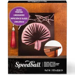 Speedball Block Print Linotrykk – Inking plate Metallplate