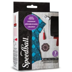 Speedball Block Print Linotrykk Set – Fabric Starter Kit