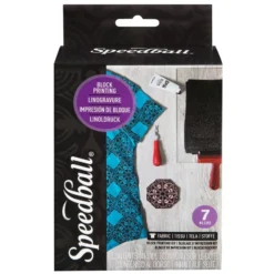 Speedball Block Print Linotrykk Set – Fabric Starter Kit