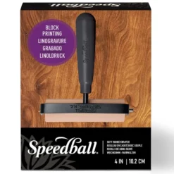 Speedball Block Print Soft Rubber Brayer – Fargevalse – 10cm
