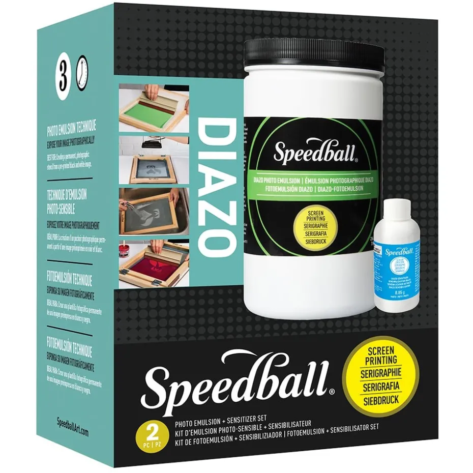Speedball DIAZO Photo Emulsion 781ml + Sesitizer 8,85g