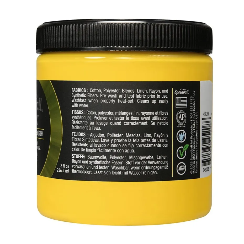 Speedball FLEX Fabric Screen ink 237ml – Canary (gul)