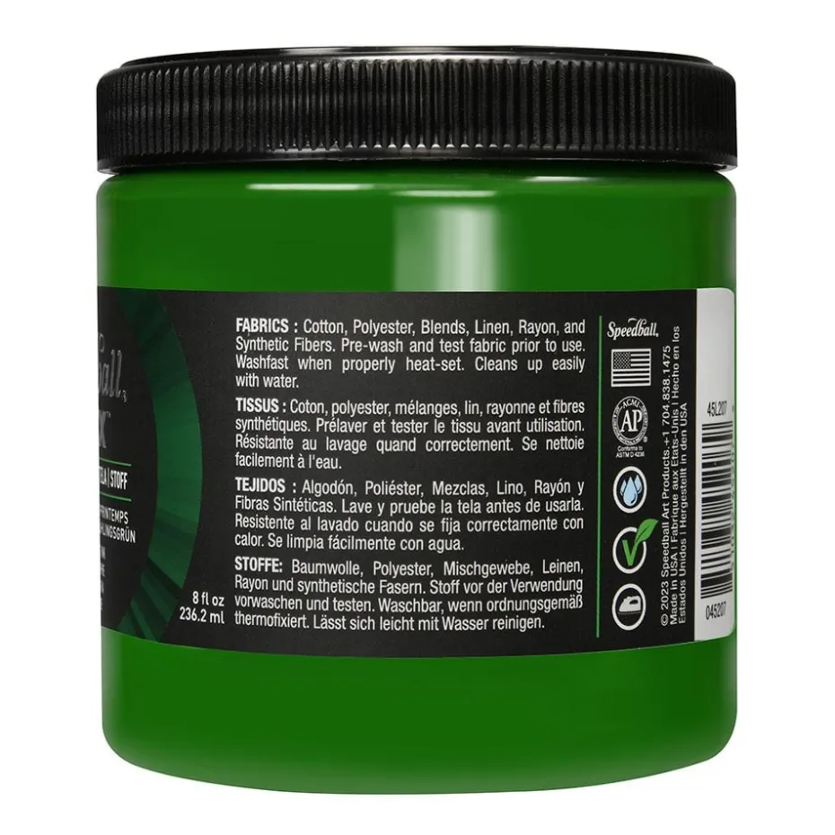 Speedball FLEX Fabric Screen ink 237ml – Spring Green