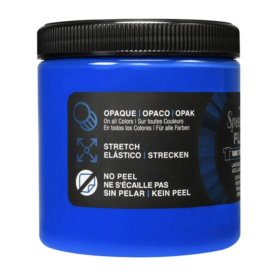 Speedball FLEX Fabric Screen ink 237ml – Lake Blue (klarblå