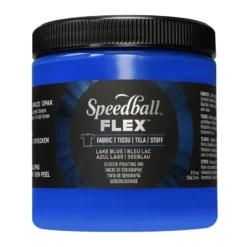 Speedball FLEX Fabric Screen ink 237ml – Lake Blue (klarblå
