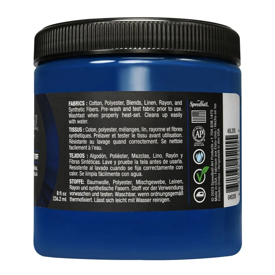 Speedball FLEX Fabric Screen ink 237ml – Mineral Blue