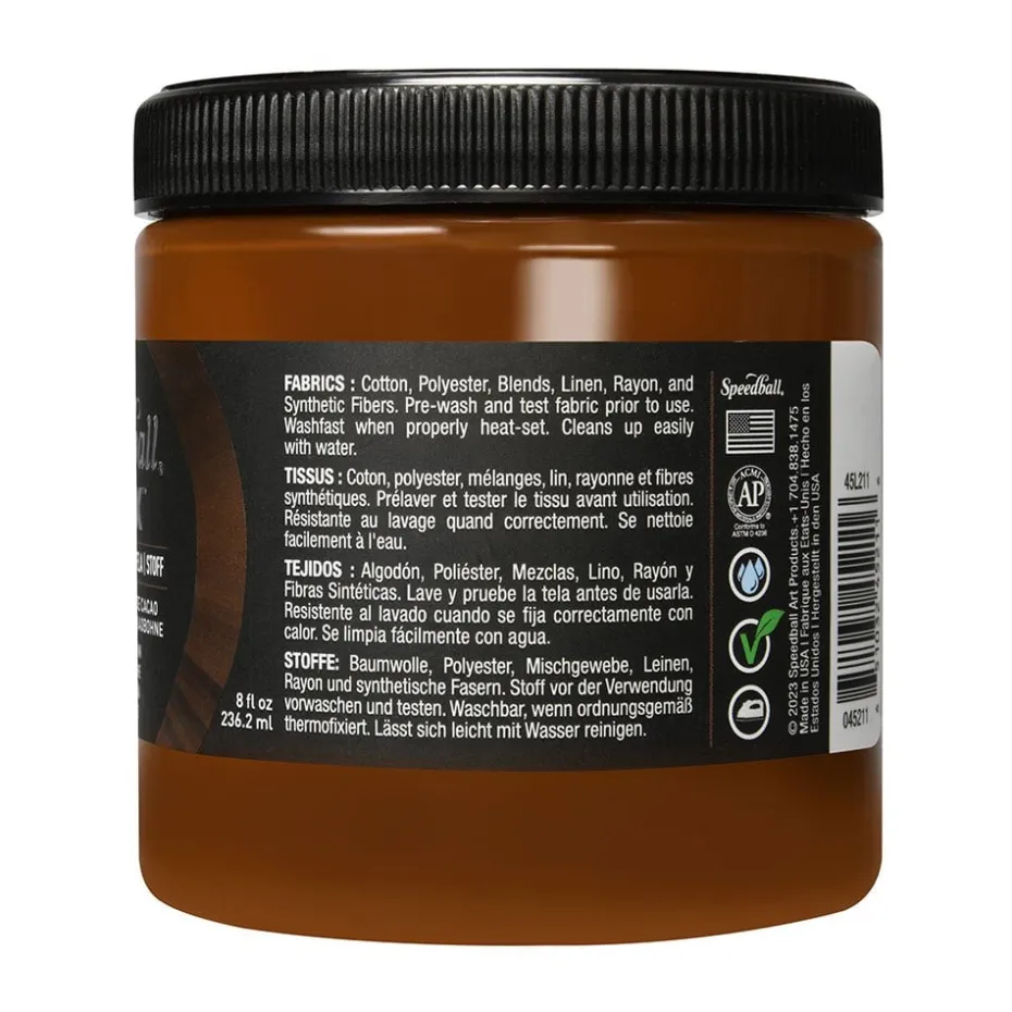 Speedball FLEX Fabric Screen ink 237ml – Cocoa bean (brun)