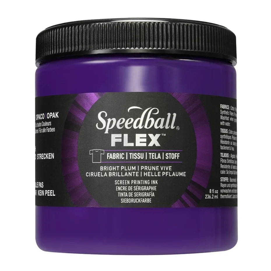 Speedball FLEX Fabric Screen ink 237ml – Bright Plum (lilla