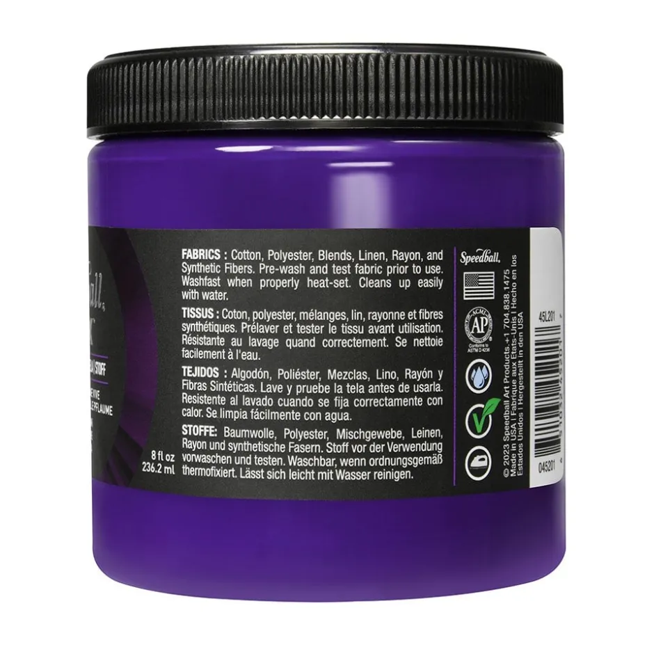 Speedball FLEX Fabric Screen ink 237ml – Bright Plum (lilla