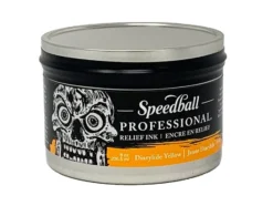 Speedball Pro Relief Ink – 8oz Diarylide yellow 237ml