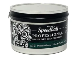Speedball Pro Relief Ink – 8oz Phthalo green 237ml