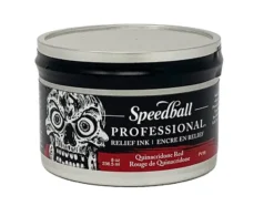 Speedball Pro Relief Ink – 8oz Quinacridone red 237ml