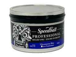 Speedball Pro Relief Ink – 8oz Ultramarine blue 237ml