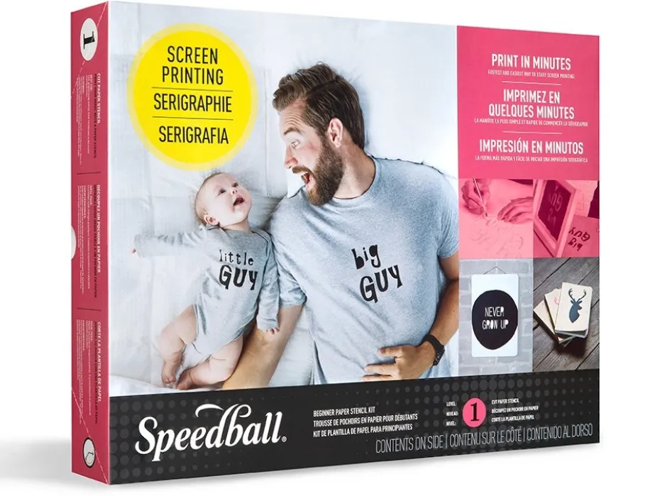 Speedball Screen Printing Set – Beginner Paper Stencil Kit