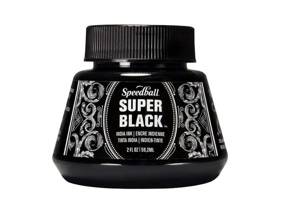 Speedball Super Black India Ink – 2oz / 59ml