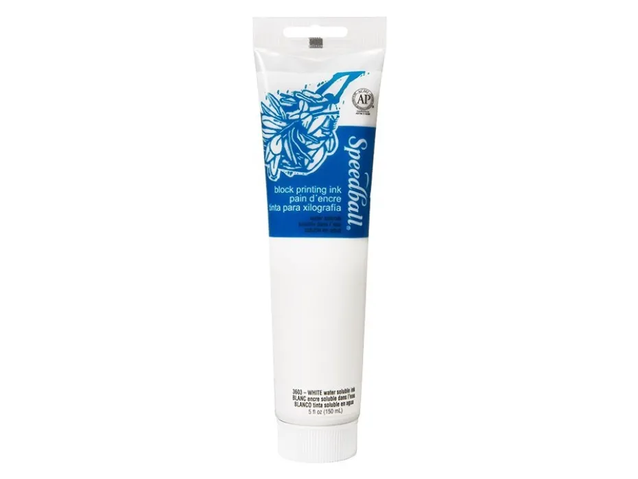 Speedball Watersoluble Block Ink 150ml – 3603 White