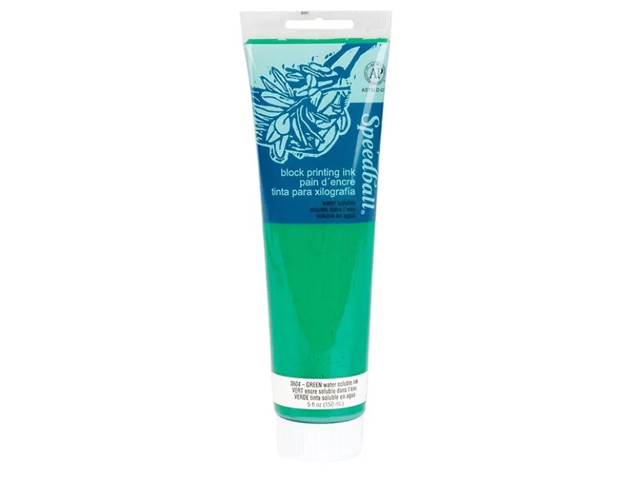 Speedball Watersoluble Block Ink 150ml – 3604 Green