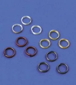 Splittring – 6mm 10stk – Sølvfarget