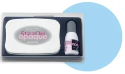 StazOn Opaque Baby Blue Ink pad set
