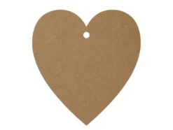 Staz Tags Hjerte 72x77mm 20stk – 20 Kraft
