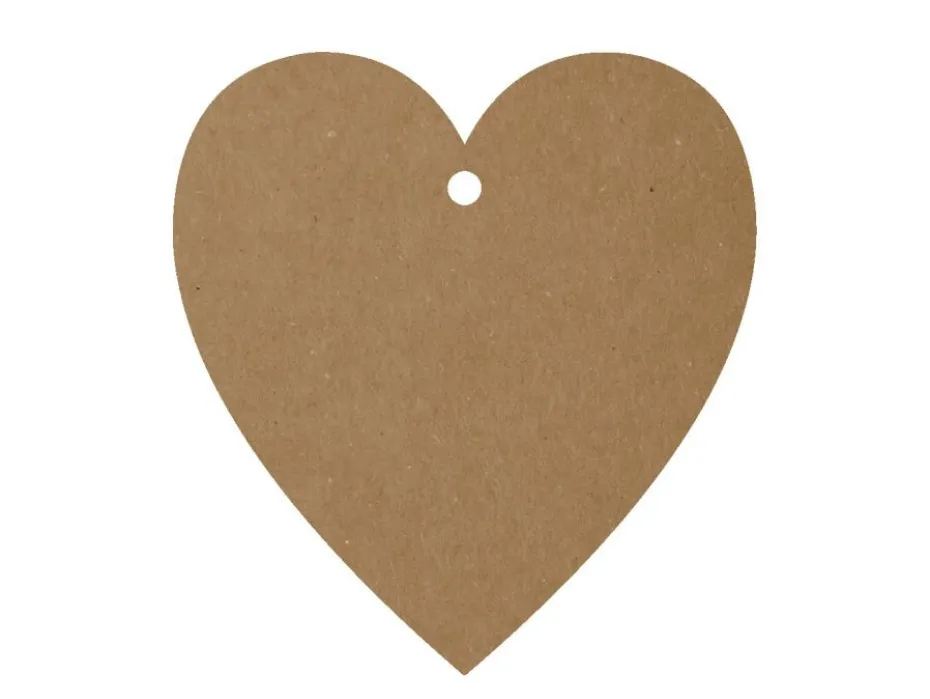 Staz Tags Hjerte 72x77mm 20stk – 20 Kraft