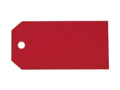 Staz Tags 48x95mm 20stk – 28 Rød