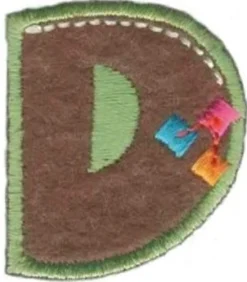 Strykemerke – Alfabet D 5stk