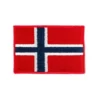 Strykemerke – Norsk flagg – 55x78mm – 25stk