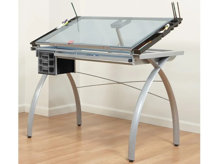 Studio Designs Futura Craft Station – Silver/Blue