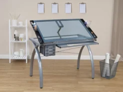 Studio Designs Futura Craft Station – Silver/Blue