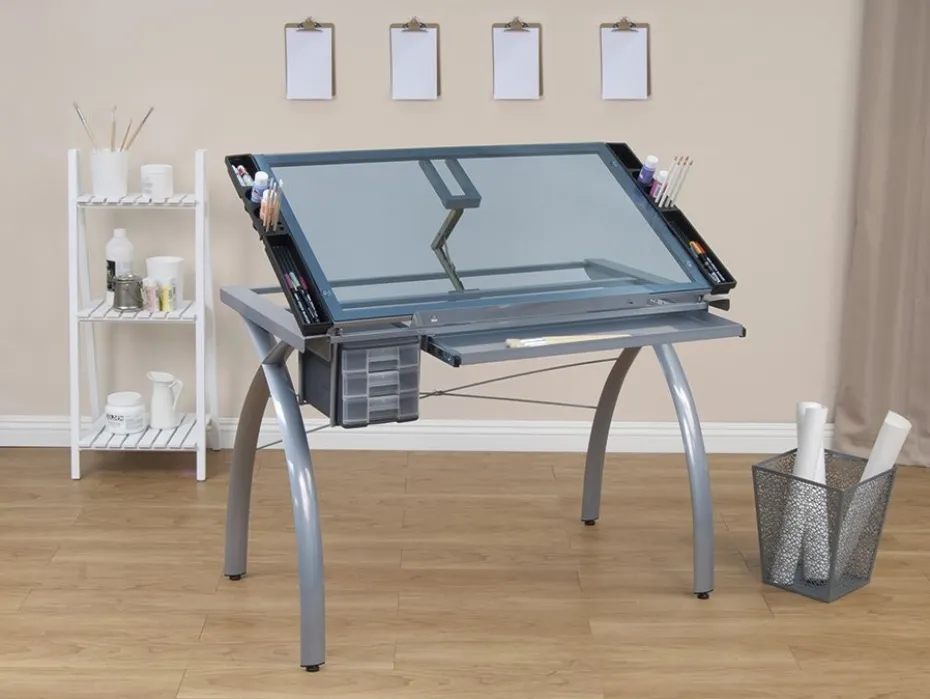 Studio Designs Futura Craft Station – Silver/Blue