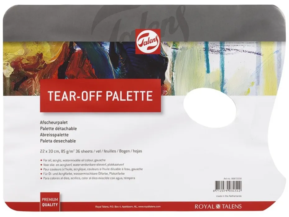 Talens Avrivningspalett – 36ark – 22x30cm