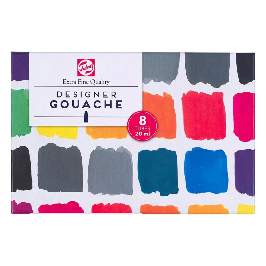 Talens Designer Gouache 20ml – Mixing Sett – 8stk
