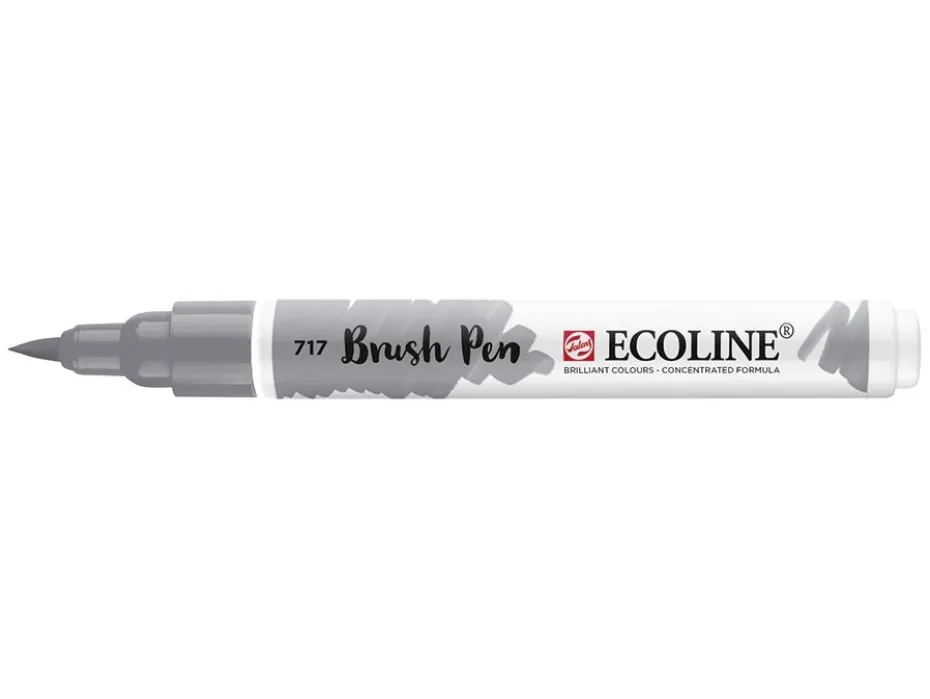 Talens Ecoline Brush Pen – 717 Cold Grey