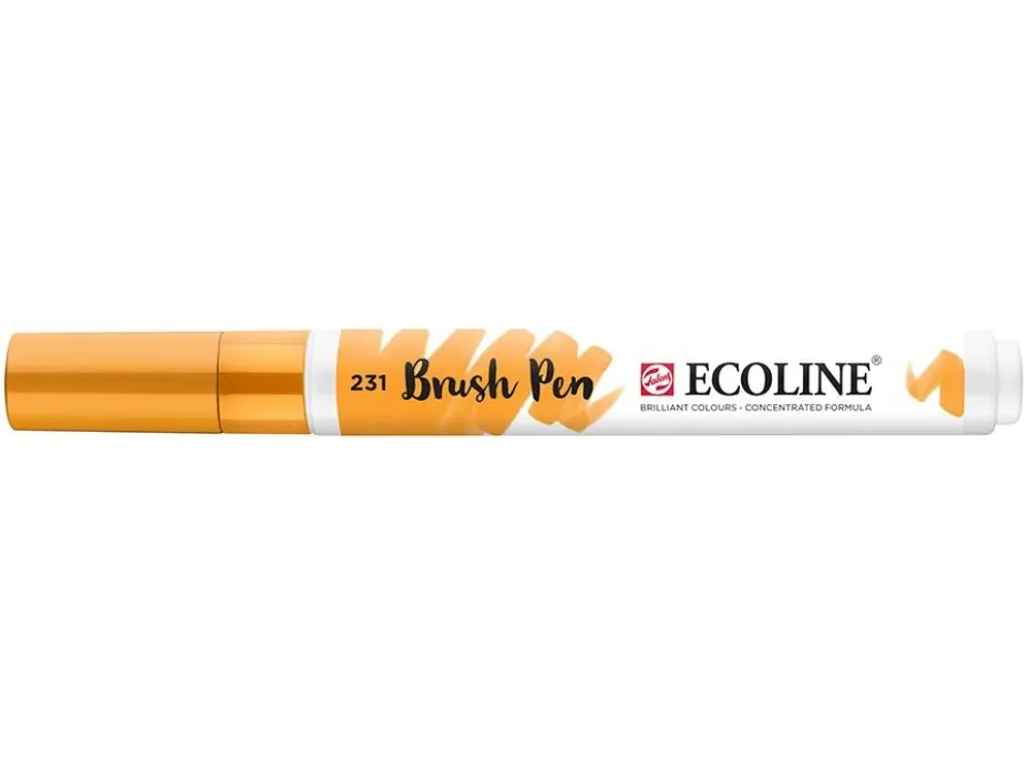 Talens Ecoline Brush Pen – 231 Gold Ochre