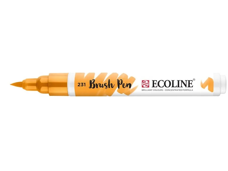 Talens Ecoline Brush Pen – 231 Gold Ochre