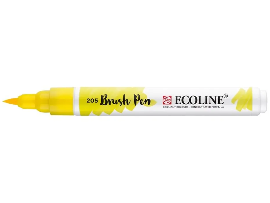 Talens Ecoline Brush Pen – 205 Lemon Yellow