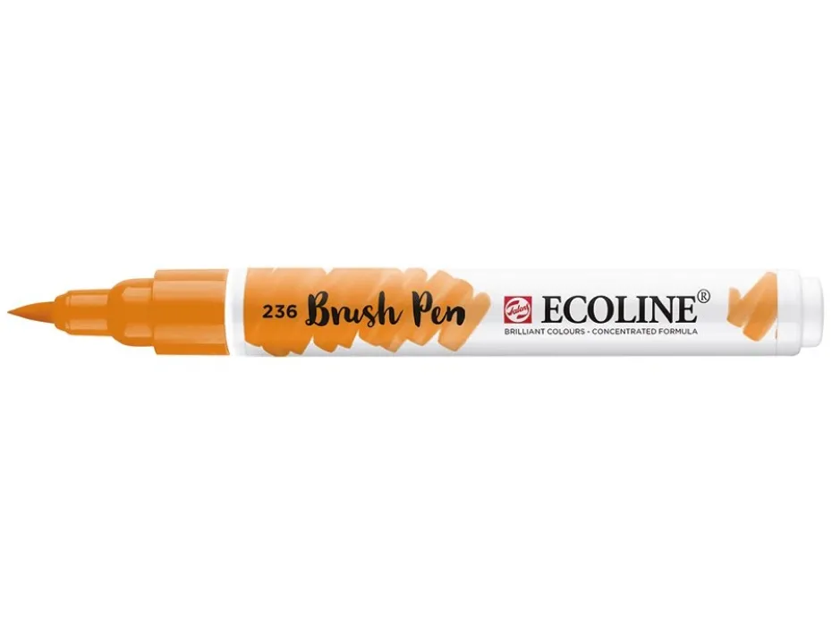 Talens Ecoline Brush Pen – 236 Light Orange